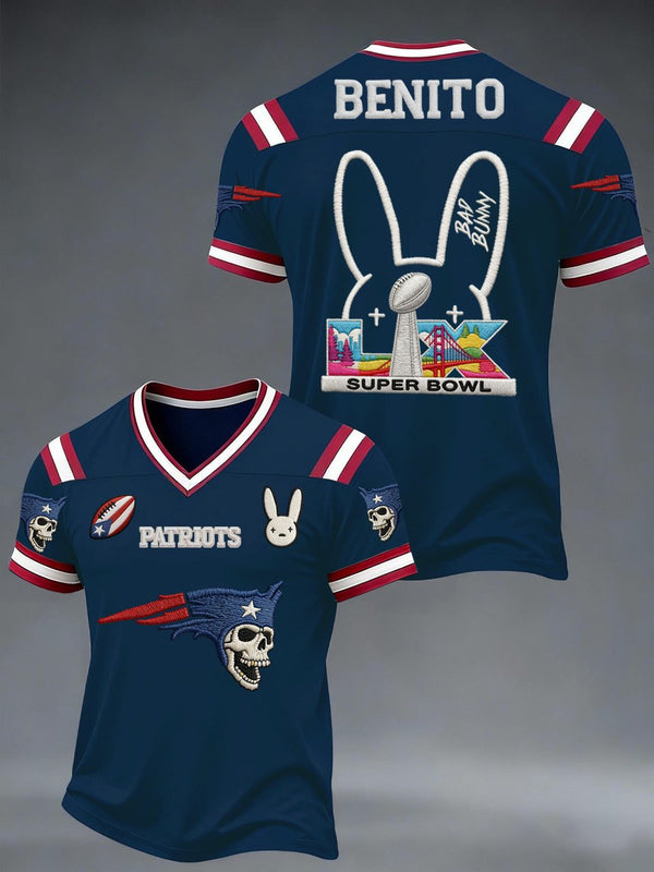 Benito Bowl Halftime Takeover 2026 Shirt, Bad Bunny Football Tee, Game Day Bunny Shirt