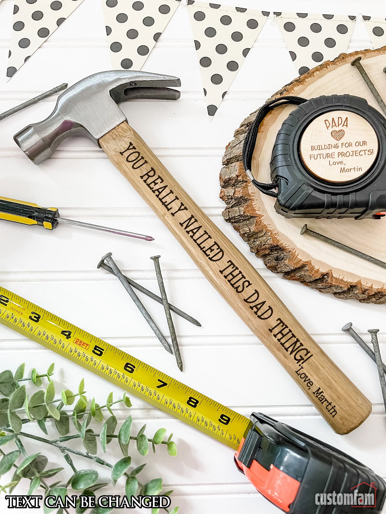 Personalized Engraved Hammer, Framing Hammer, Father's Day Gifts