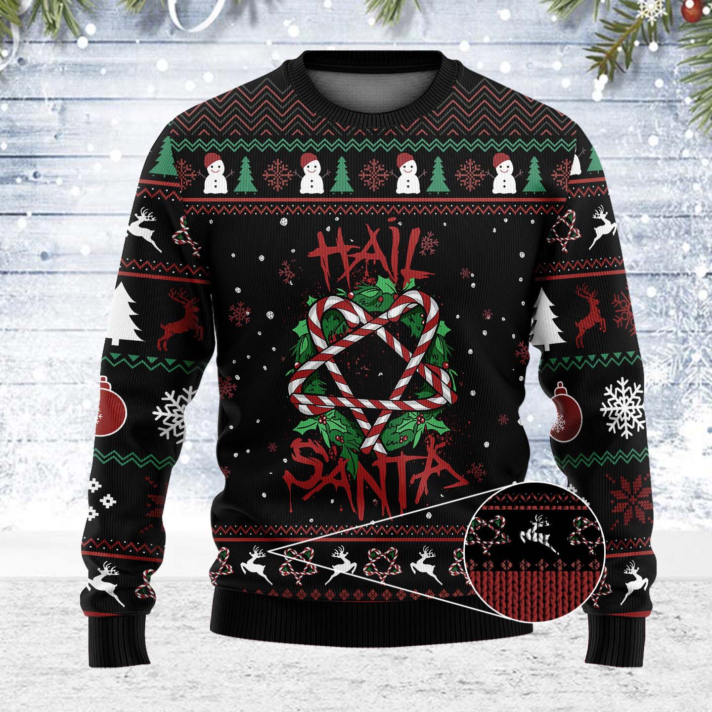 Hail Santa Funny Christmas Ugly Sweater, Hail Santa Shirt, Christmas Gifts