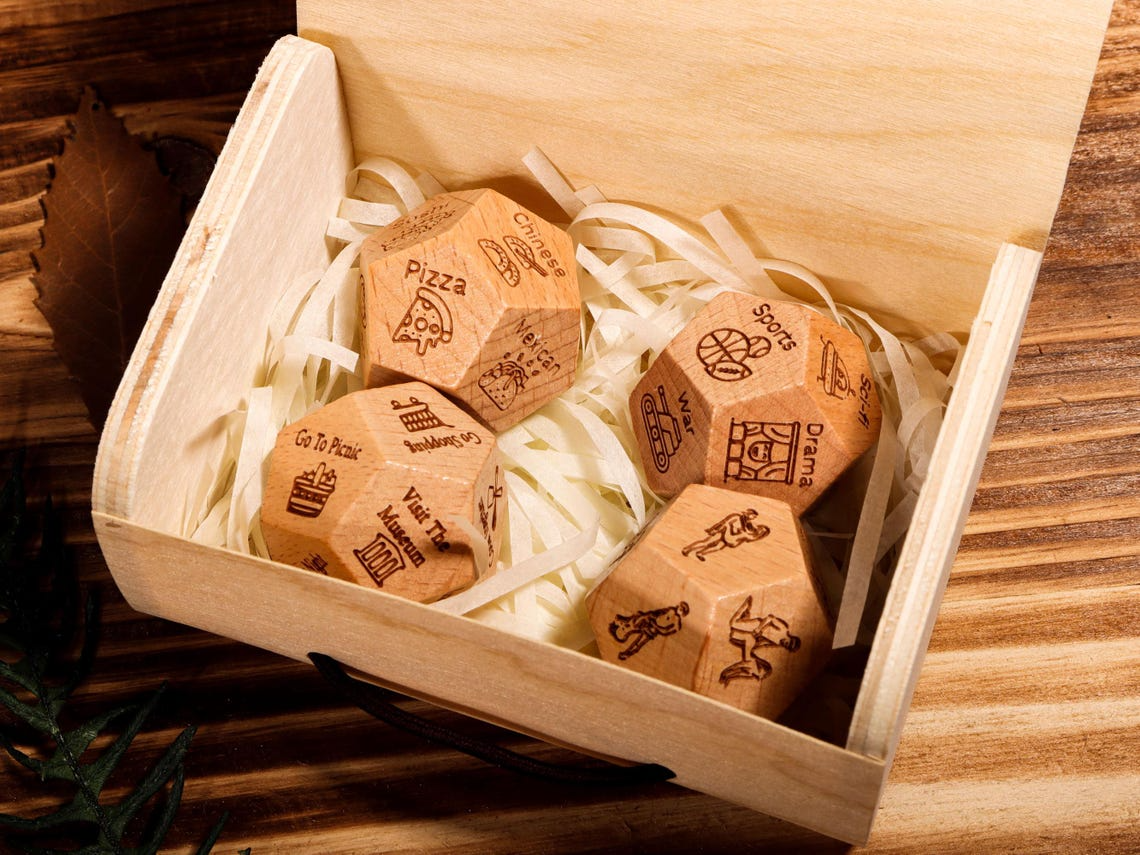 Personalized Date Night Dice, Date Night Gifts, Couple Game, Position Dice, Valentine Gift For Couples