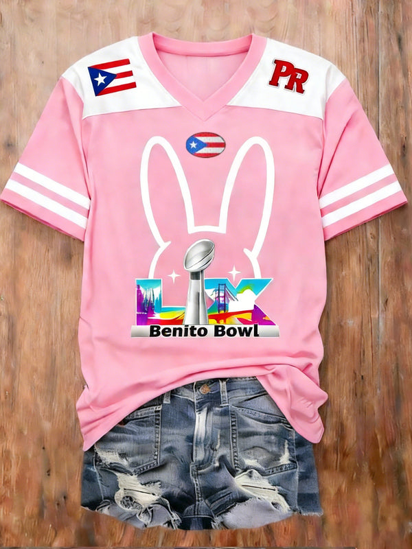 Here For The Bowl Bad Bunny 2026 Shirt, LX Halftime Tee, Bad Bunny LX Shirt