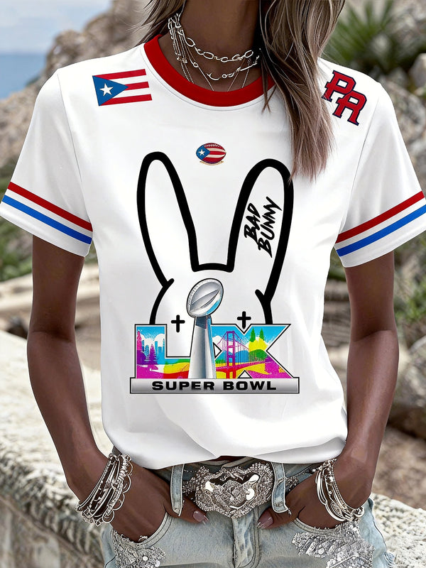 Benito Bowl Halftime Magic Shirt, Bad Bunny Football Tee, LX Super Bad Game Day Bunny Shirt