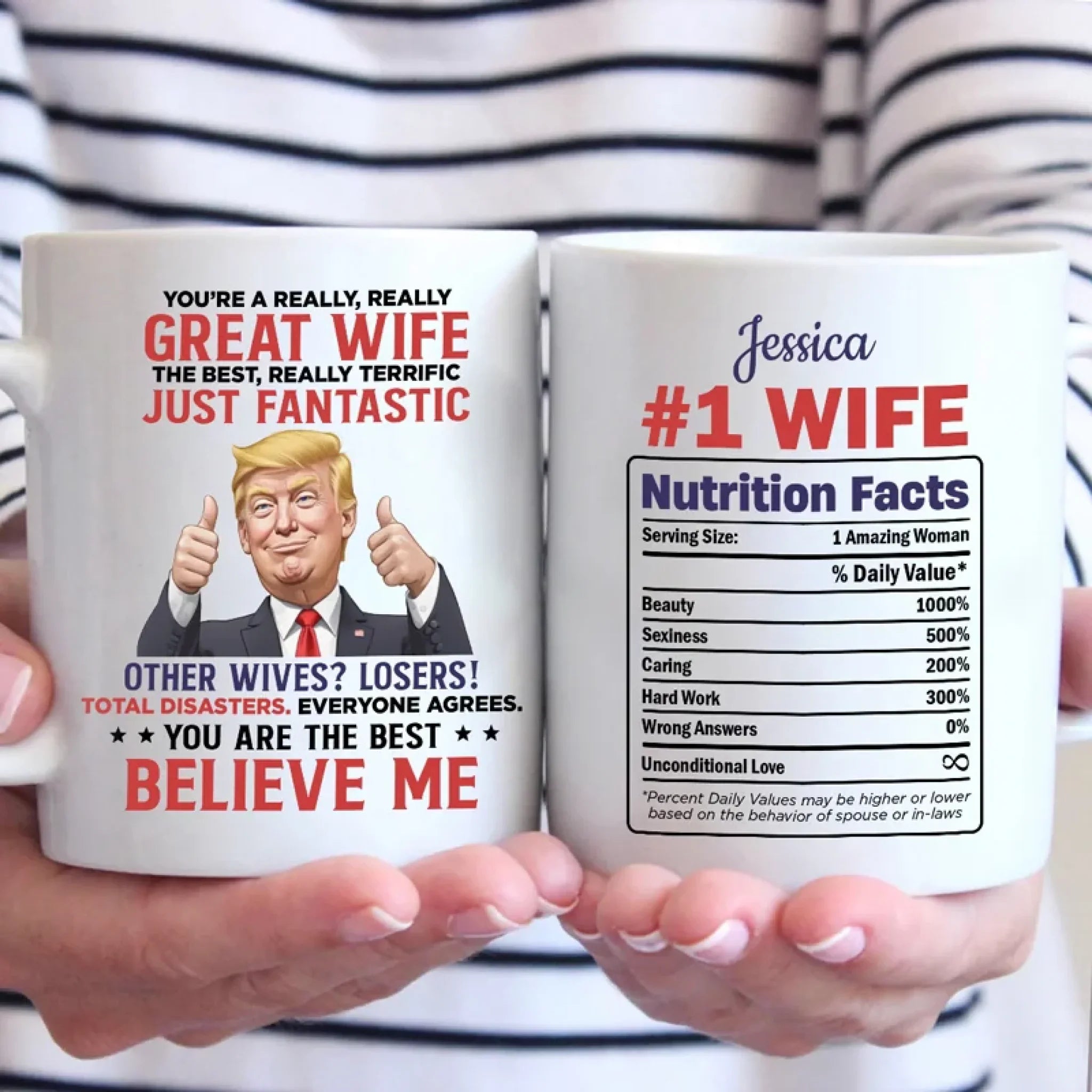 Trump2025 You Are A Great Wife Custom Mug, Mothers Day Gift, Gift For Trump Supporter