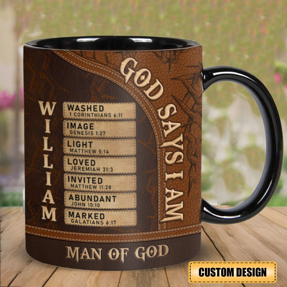 Men Of God Classic Mug, Father's Day Gift, Christian Gifts For Men, Christian Coffee Cups