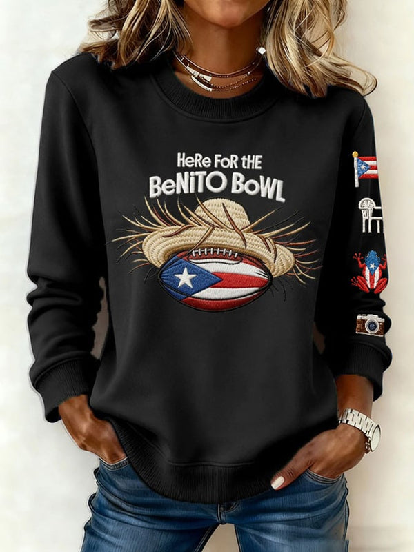 Here For Benito Bowl Puerto Rico 2026 Shirt, Bad Bunny Halftime Tee, Bad Bunny LX Shirt