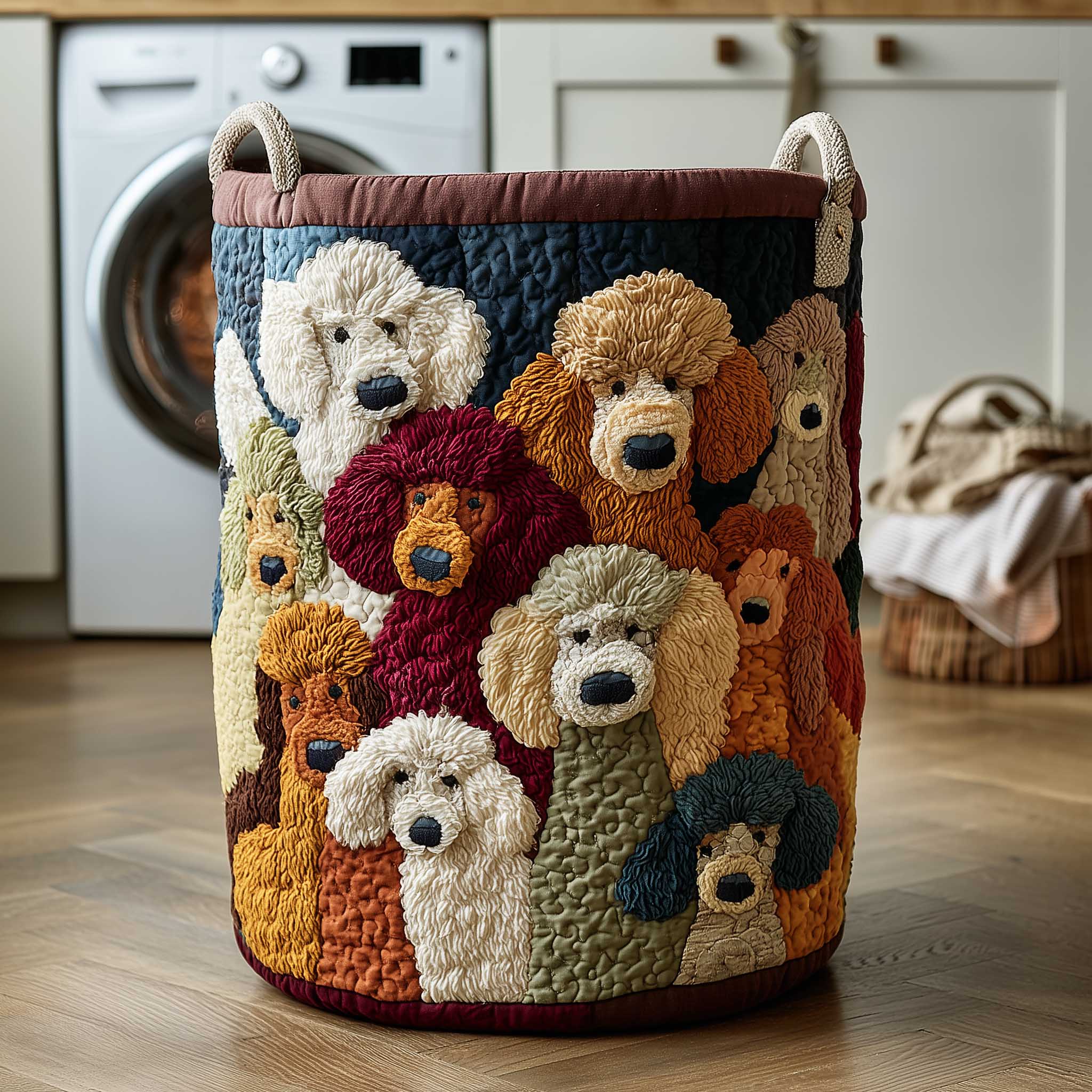 Doodle Friends Laundry Basket Laundry Gifts, Housewarming Gift Ideas, Mother's Day Gifts