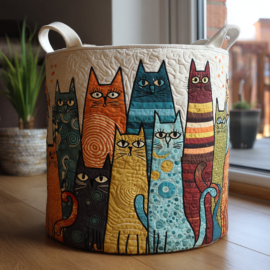 Lucky Cats Laundry Basket Laundry Gifts, Housewarming Gift Ideas, Mother's Day Gifts