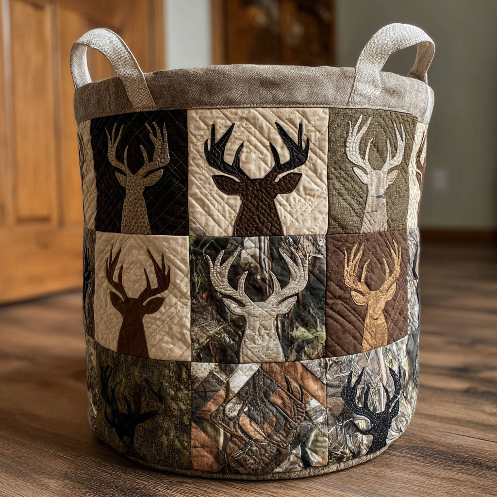 Wild Antlers Laundry Basket Laundry Gifts, Housewarming Gift Ideas, Mother's Day Gifts