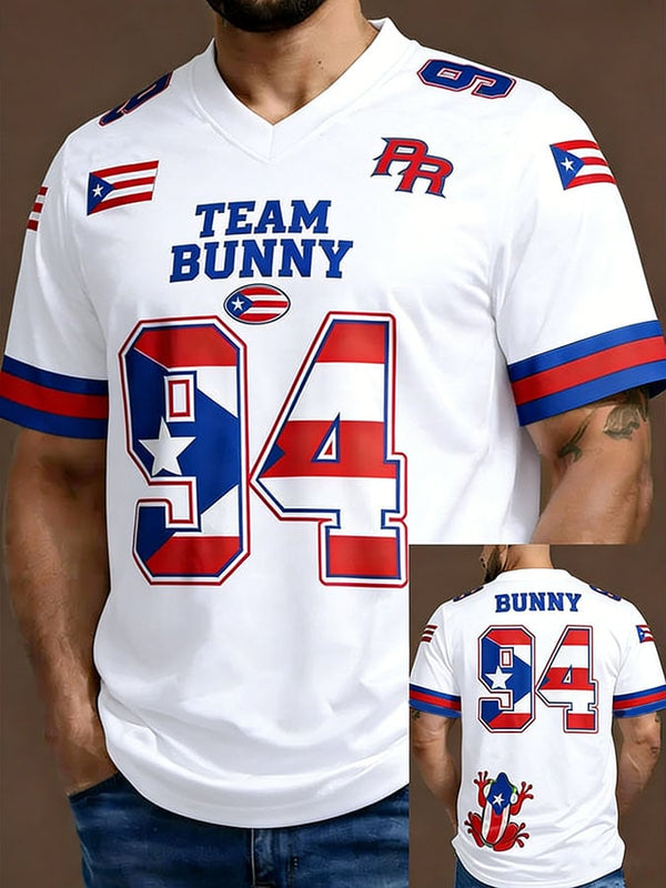 Benito Bowl Halftime Bad Bunny 94 Shirt, Puerto Rico Flag Tee, Game Day Bunny Shirt
