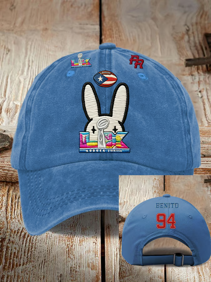 Puerto Rico Halftime Bowl 2026 Printed Hat, Benito Bowl 2026 Baseball Hat Cap, Presents For Football Fans