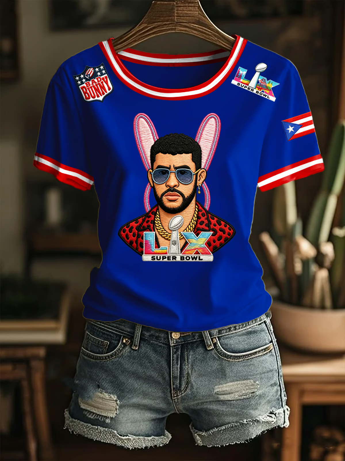 Bad Bunny Puerto Rico Shirt, Benito Bowl 2026 Tee, Game Day Shirt, LX Super Bad Game Day Bunny Shirt