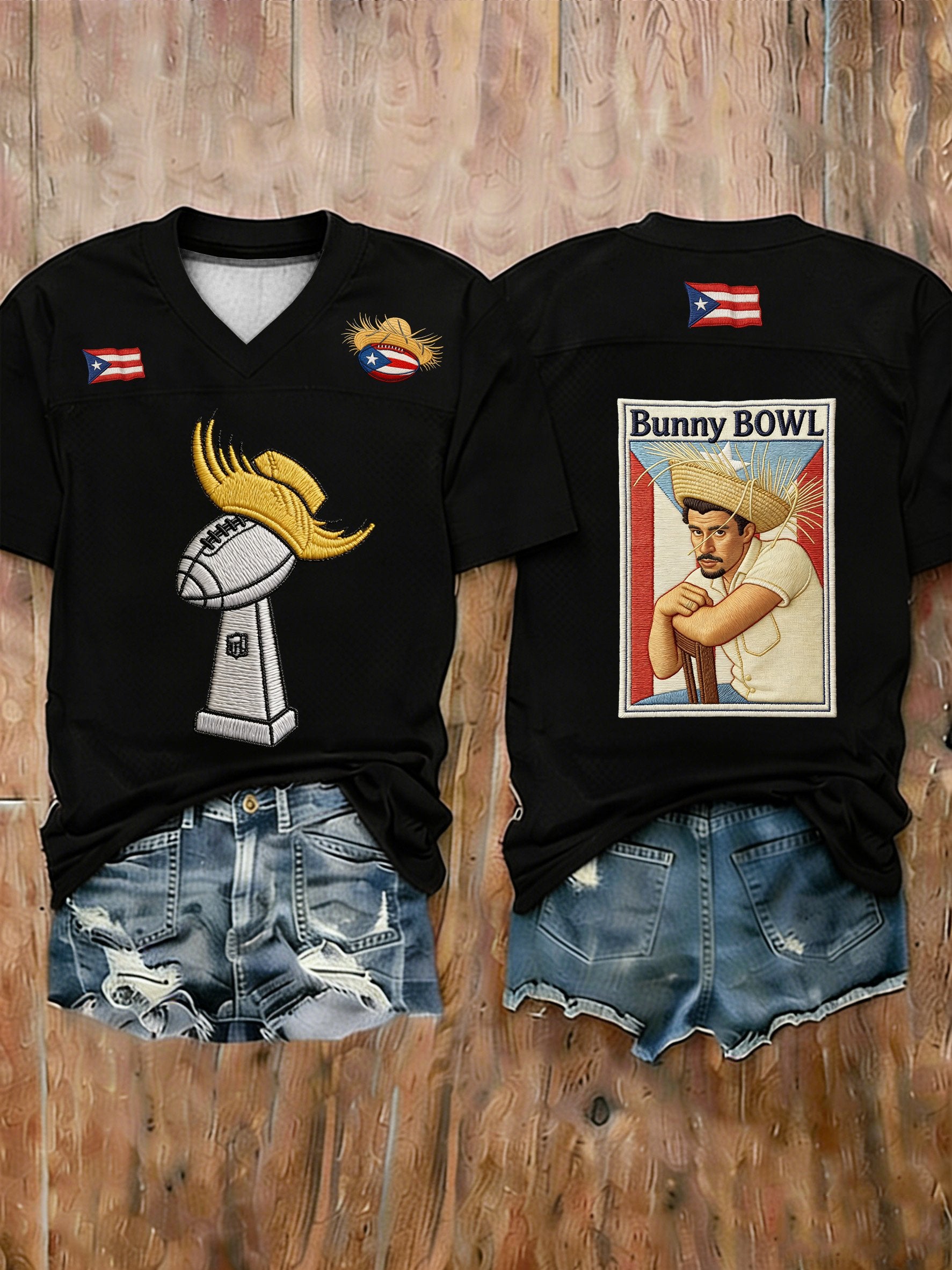 Bunny Bowl Halftime Show 2026 Big Game Best Half-time Moment Print Football Tee, Game Day Bunny Shirt