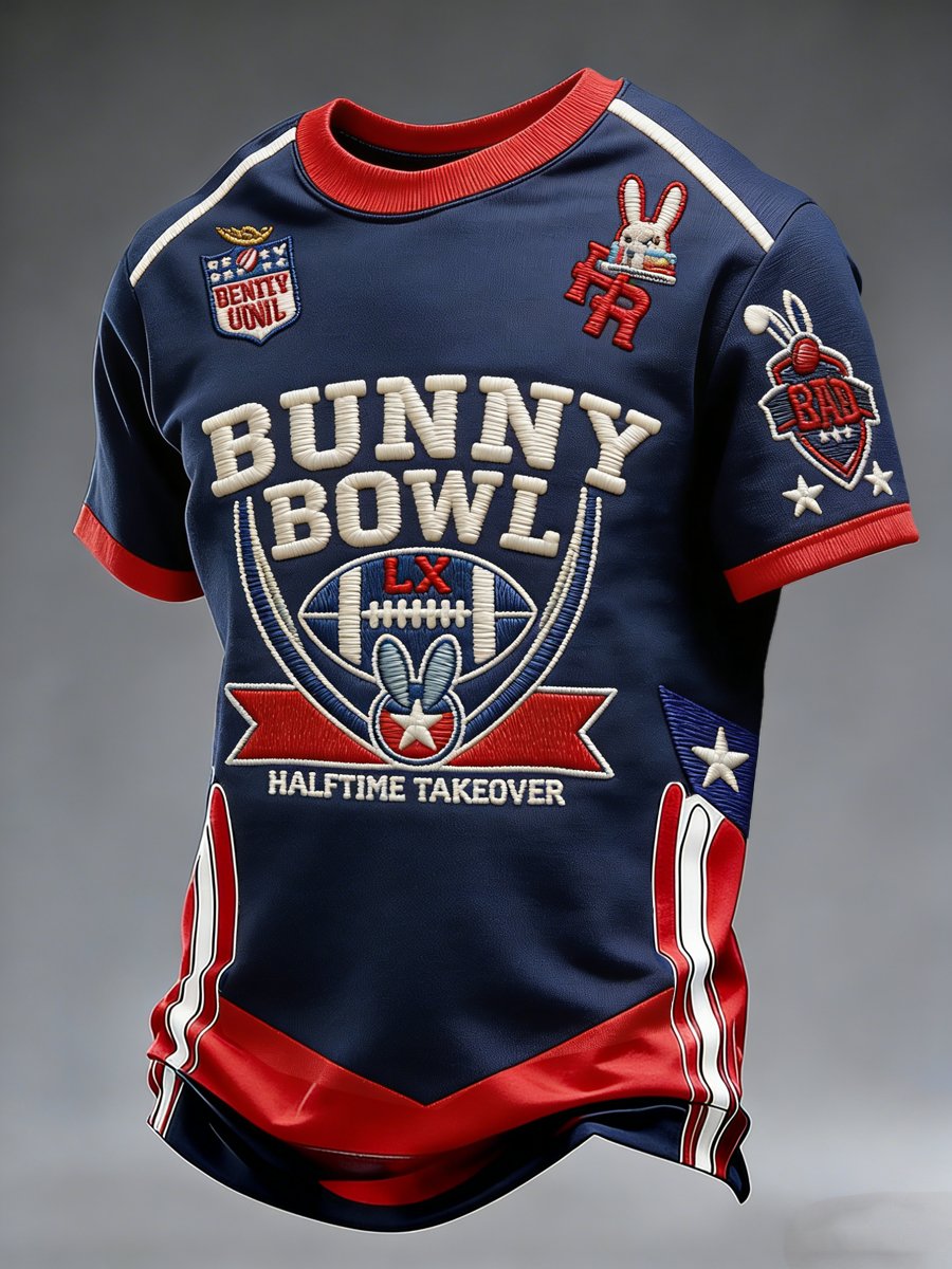 Bunny Bowl Halftime Takeover Shirt, Bad Bunny Benito Bowl Football Tee, LX Super Bad Game Day Bunny Shirt