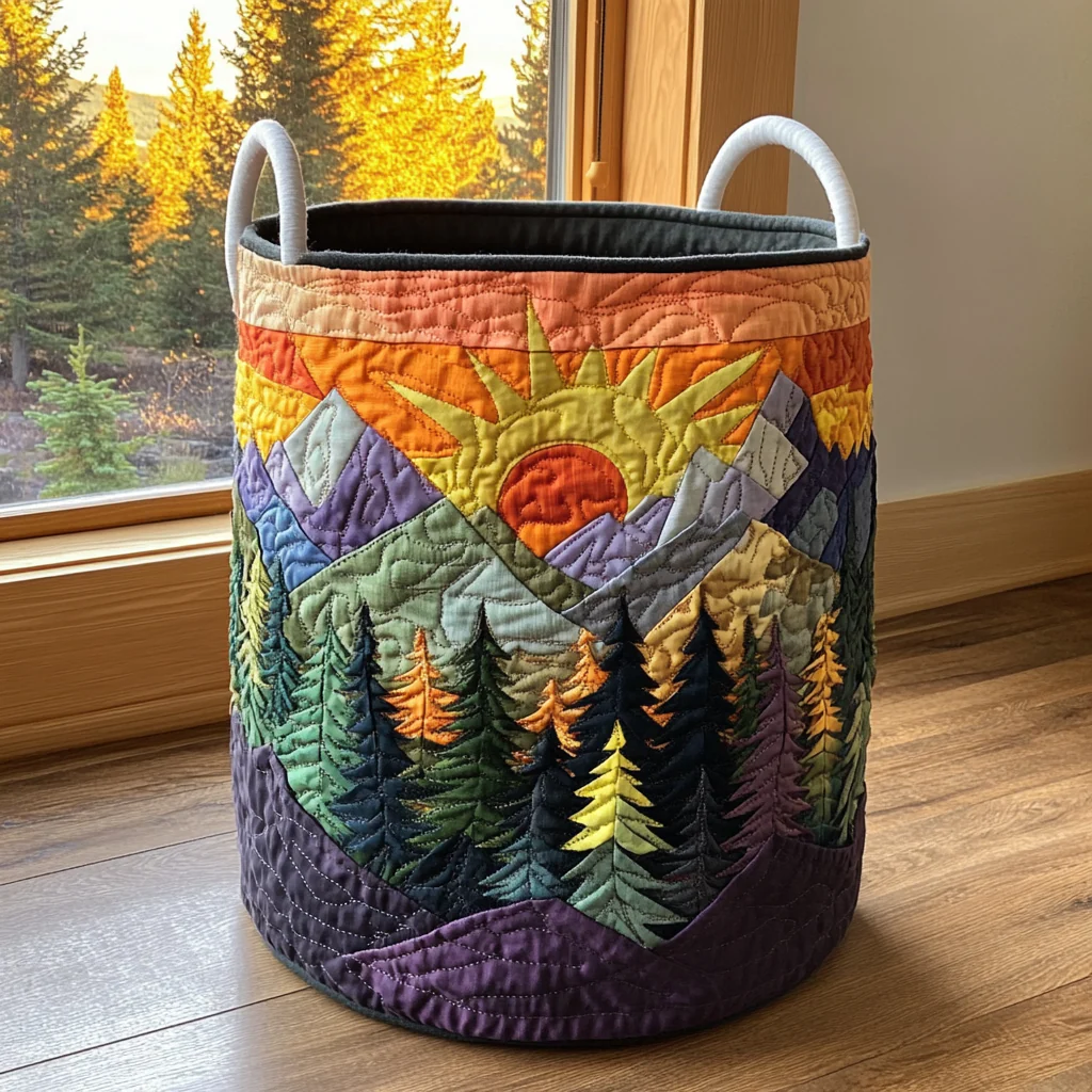Forest Glow Laundry Basket, Laundry Gifts, Housewarming Gift Ideas