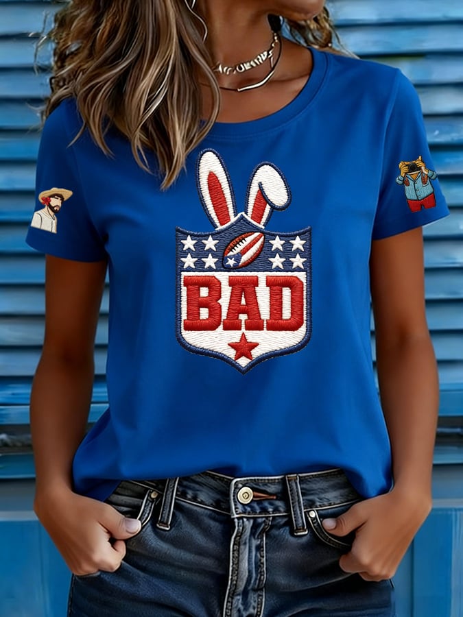 Bad Bunny Benito Bowl Halftime Show Big Game Puerto Rico Print Football Tee, Bad Game Day Bunny Shirt