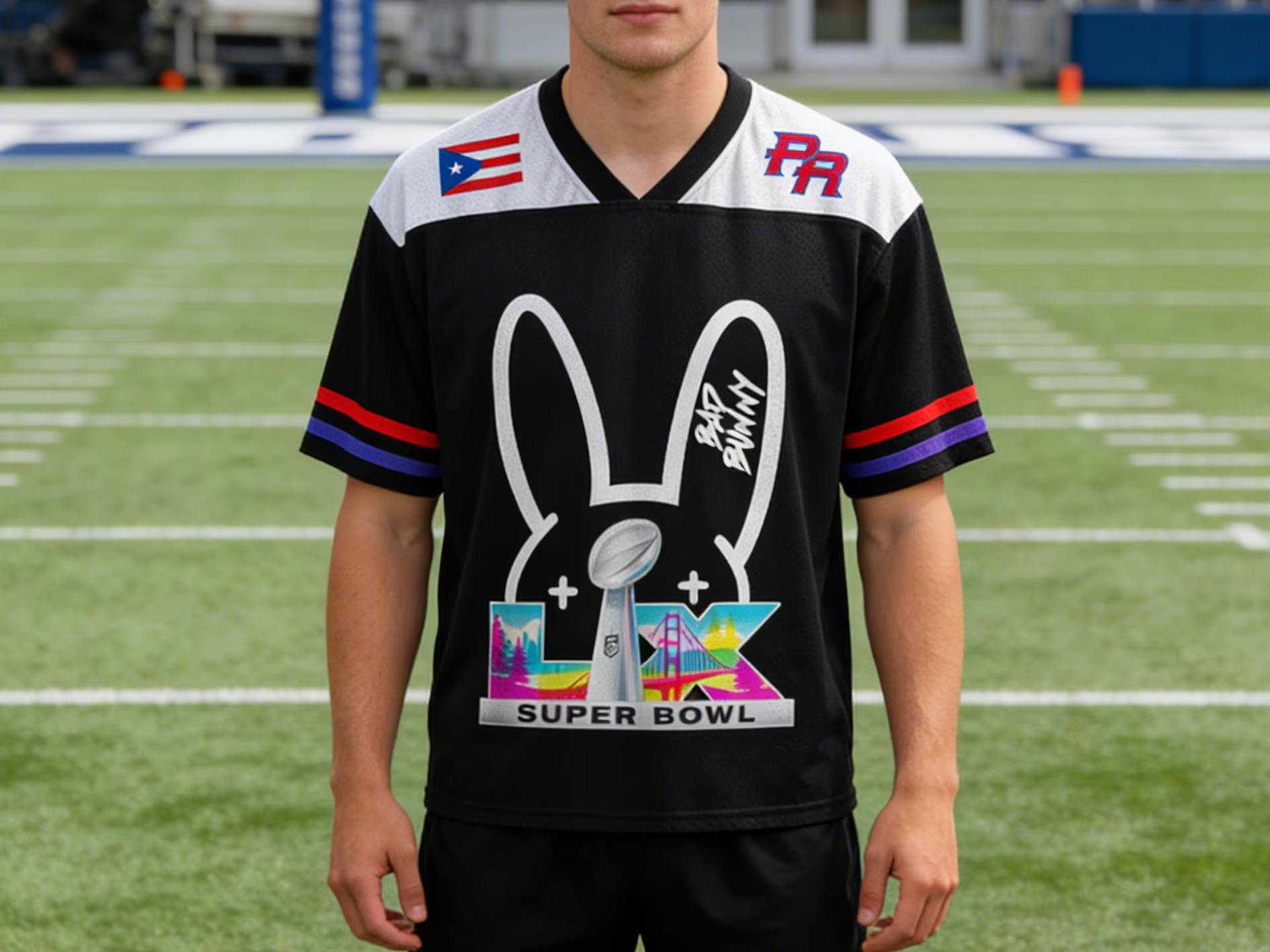 2026 Bad Bunny Jersey Bowl Latin Music Benito 94 Shirt, Bad Bunny LIX Benito Bowl Gifts