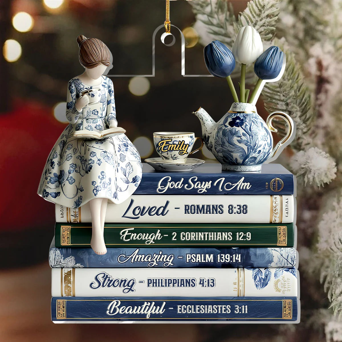 God Says I Am Ornament, Christian Spiritual Gifts, Christian Christmas Decorations, Catholic Gift