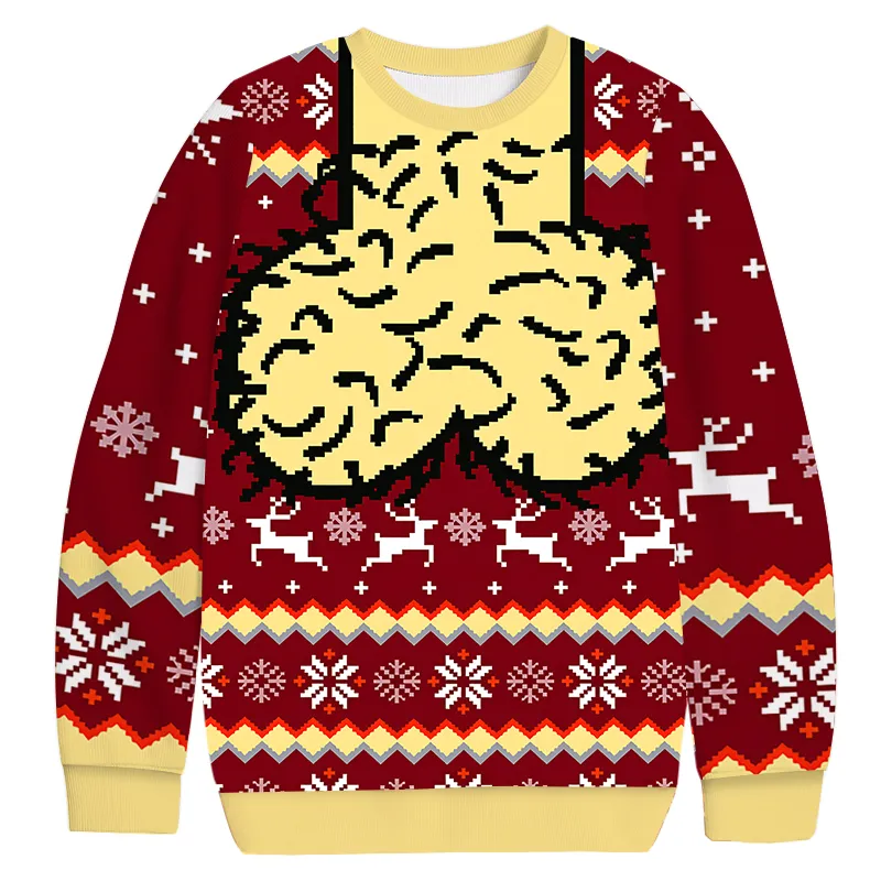 Hilarious Naughty Balls Ugly Sweater, Funny Christmas Ugly Sweatshirt, Xmas Ugly Sweater
