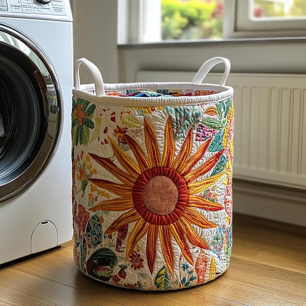 Meadow Sunburst Laundry Basket, Laundry Gifts, Housewarming Gift Ideas