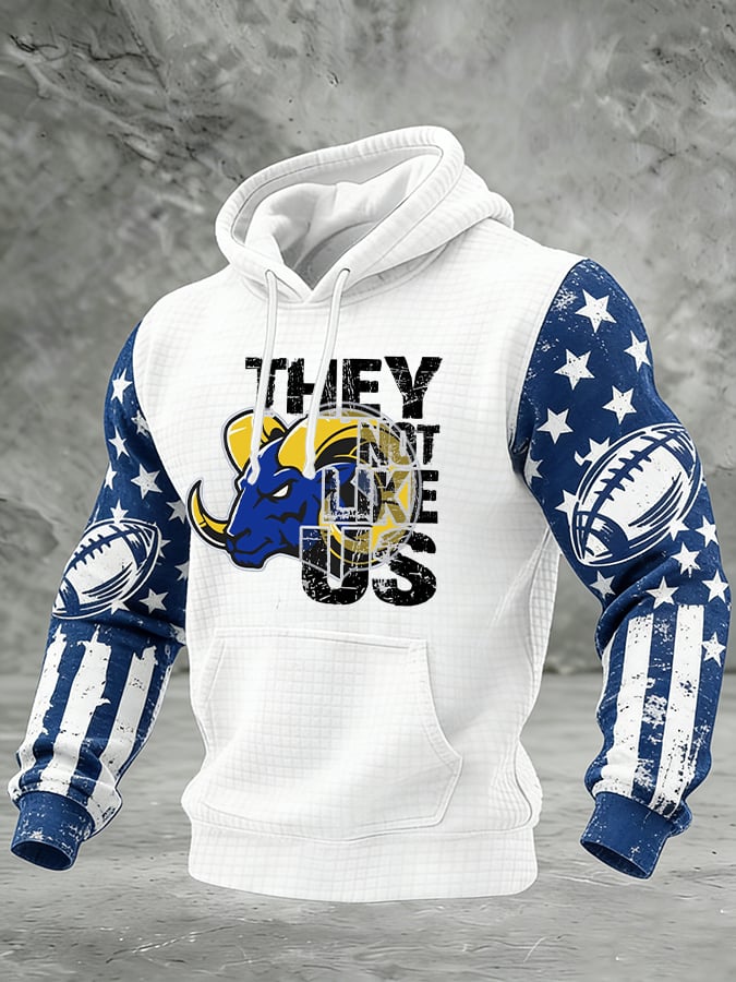 They Not Like Us Ram Head Football Hoodie, American Football Shirt The Big Game Football 2026