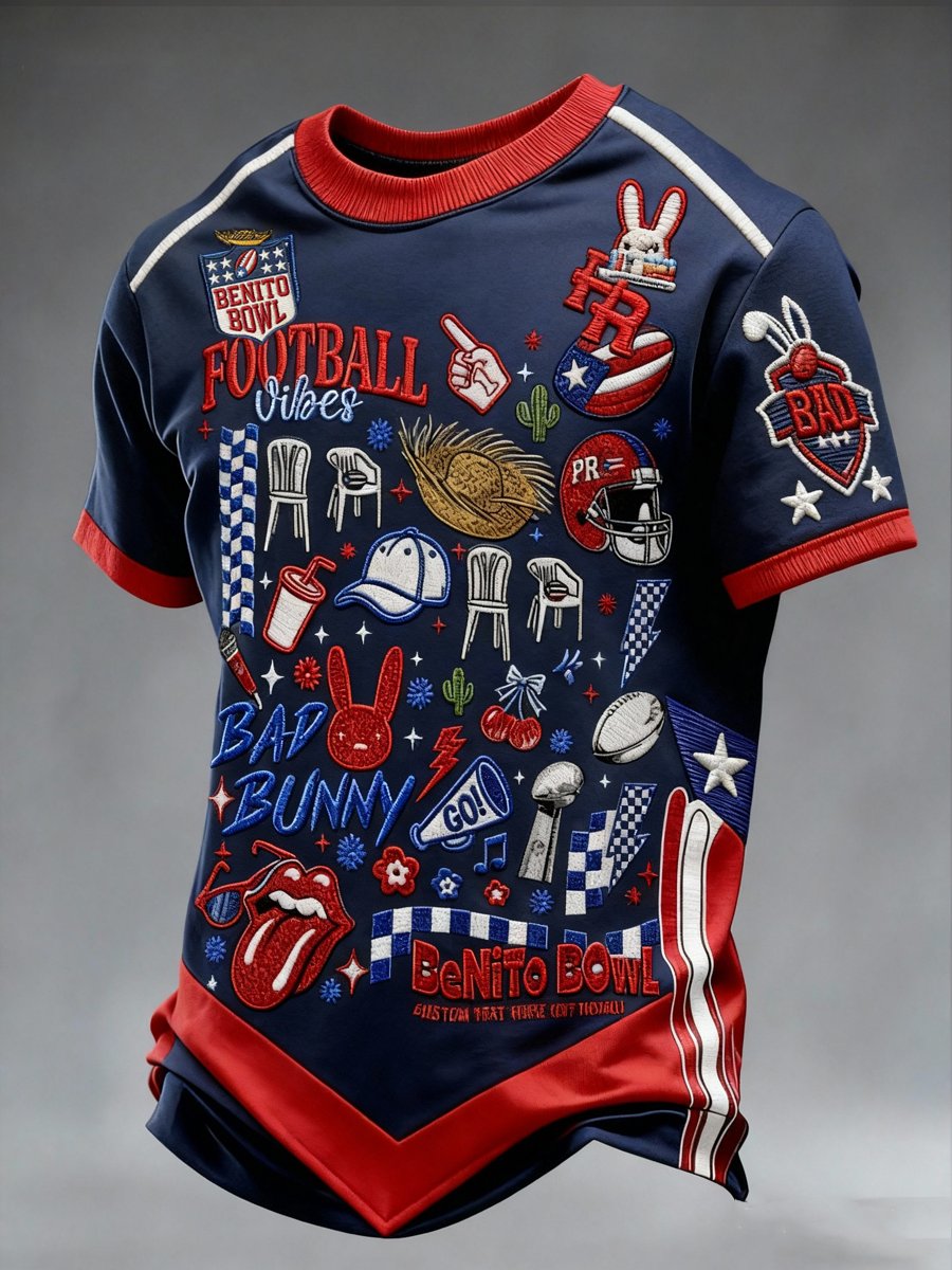 Benito Bowl Football Vibe Shirt, LX Big Game Football Tee, LX Super Bad Game Day Bunny Shirt