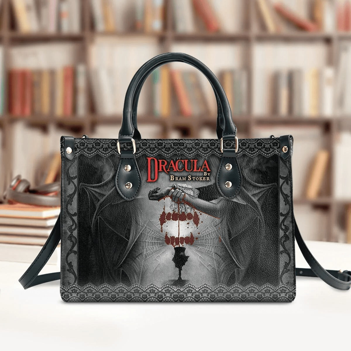 Dracula Inspired Leather Handbag, The Perfect Halloween Gift By Bram Stoker, Gift For Her