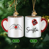 The Eras Tour 2024 Christmas Acrylic Ornament, Swiftea Mug Ornament, Gift For Swifties