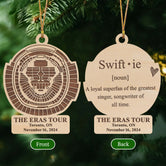 The Eras Tour Toronto Stadium Personalized Christmas Ornament, Swiftie Ornament