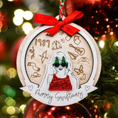 Merry Swiftmas Ornament, Christmas Tree Decor, Gift For Swifties