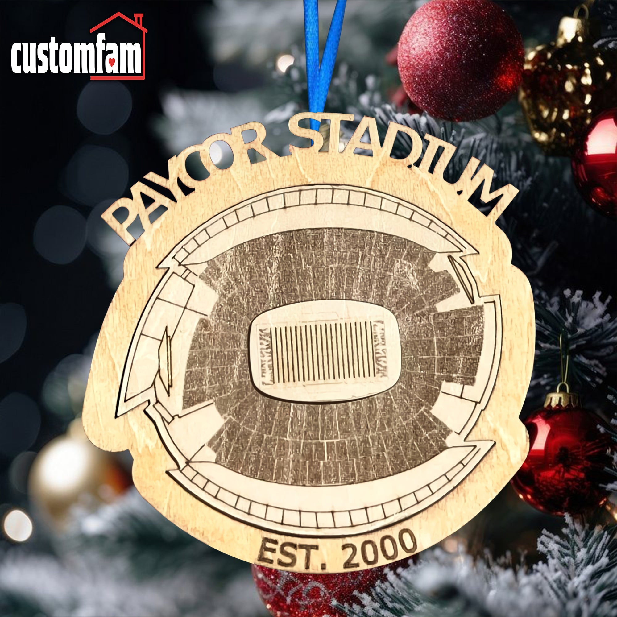 Paycor Stadium Personalized Baseball League Stadium Ornament, Gift For Baseball Lovers