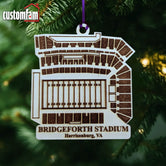 Bridgeforth Stadium Personalized Football League Stadium Ornament, Christmas Decor