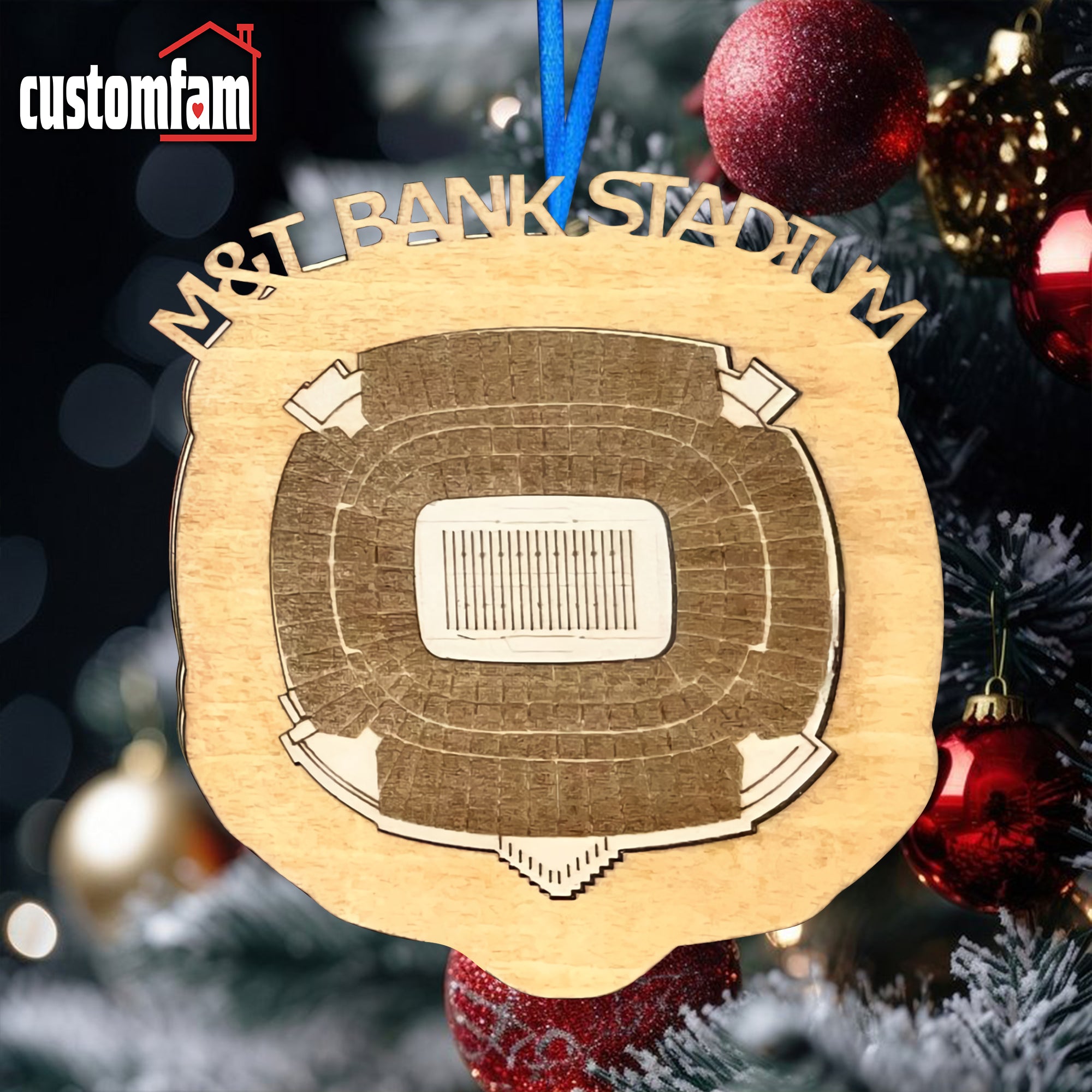 M&T Bank Stadium Personalized Baseball League Stadium Ornament, Gift For Baseball Lovers