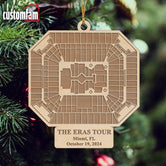 The Eras Tour Miami, FL Stadium Ornament, Personalized Christmas Ornament, Gift For Swifties