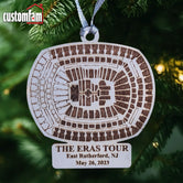 The Eras Tour East Rutherford Stadium Ornament, Personalized Christmas Ornament