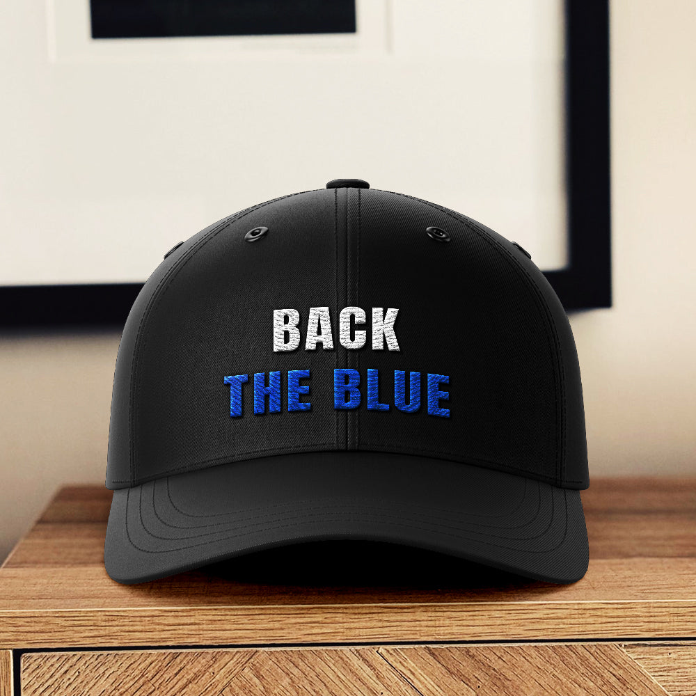 Black The Blue Custom Name Embroidered Presidential Election Baseball Cap