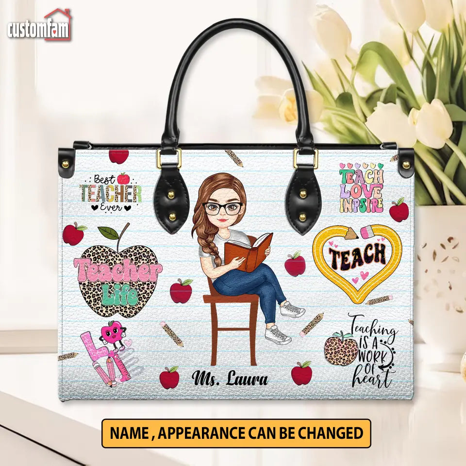 Teacher Life Custom Elementary Teacher Bag, Teacher Appreciation Gifts