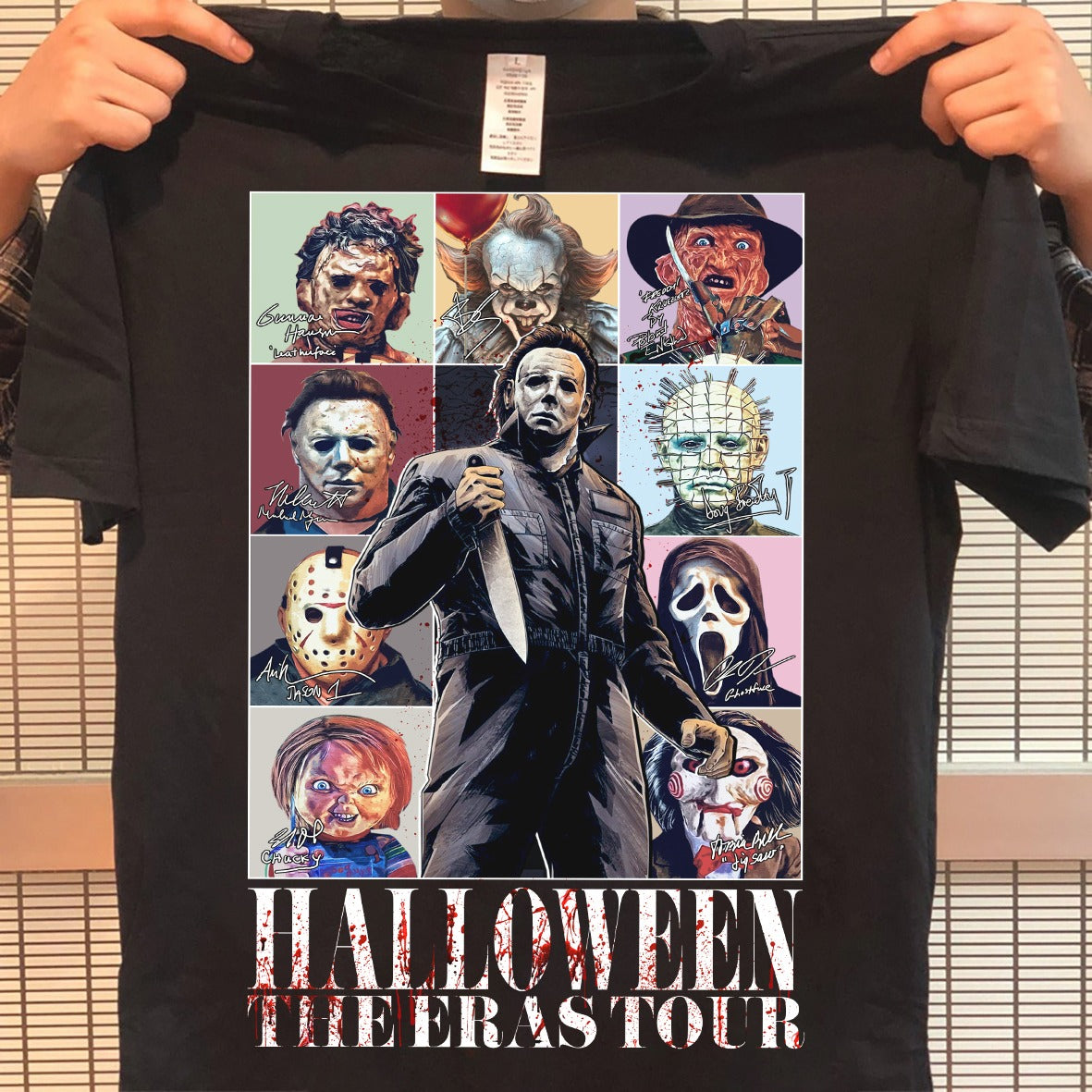 Halloween The Eras Tour Funny Unisex T-Shirt, Horror Movies Fan Gift, Halloween Gift