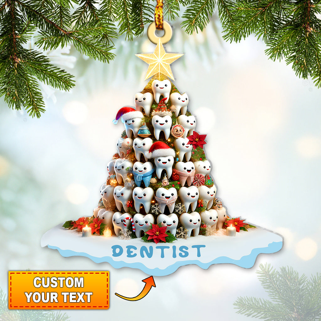 Dentist Ornaments, Personalized Dentist Christmas Ornament, Christmas Decor