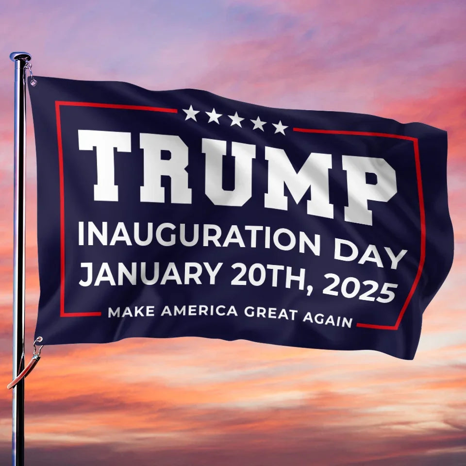 Making America Great Again Trump2024 House Flag, US Election, Patriot Gift