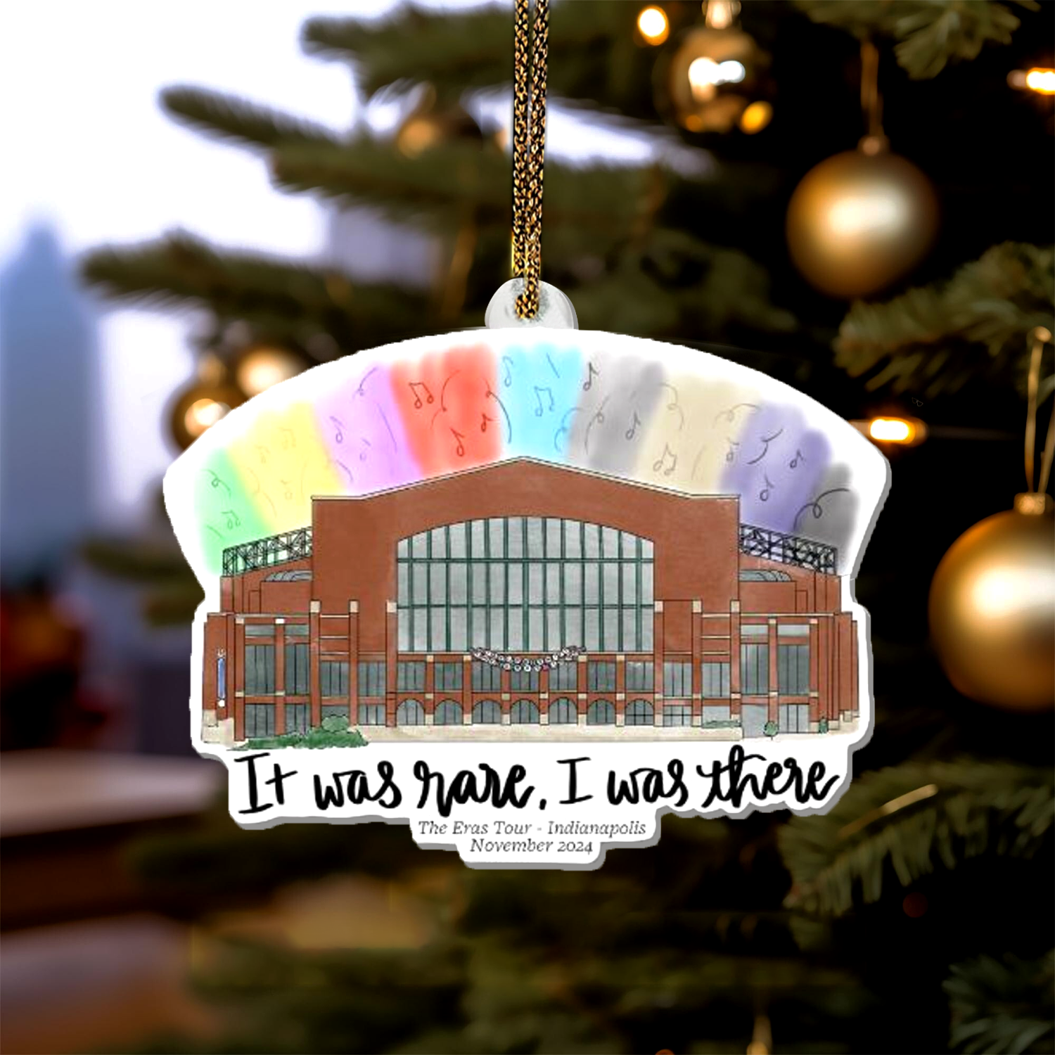 INDY  Eras Tour Ornament Christmas Acrylic Ornament, Gift For Swifties