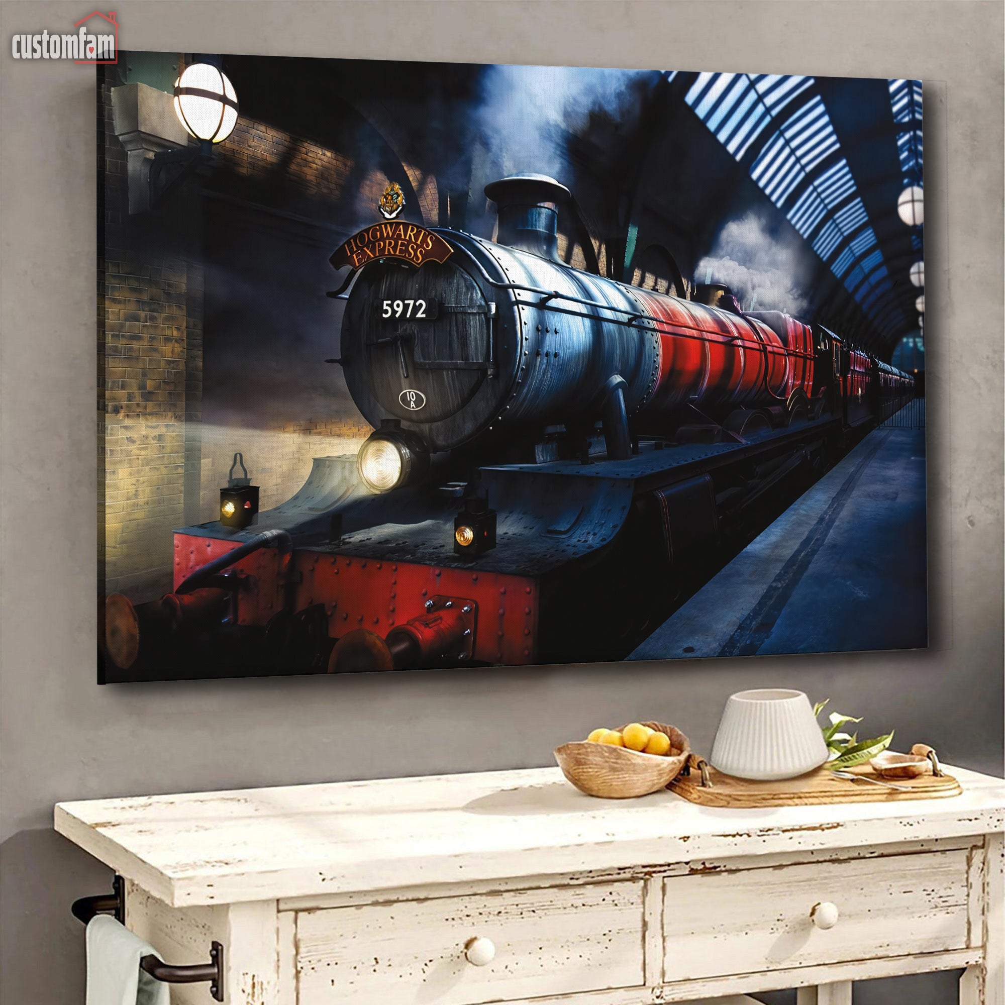 Hogwarts Express Canvas, The Wizarding World, Halloween Decor