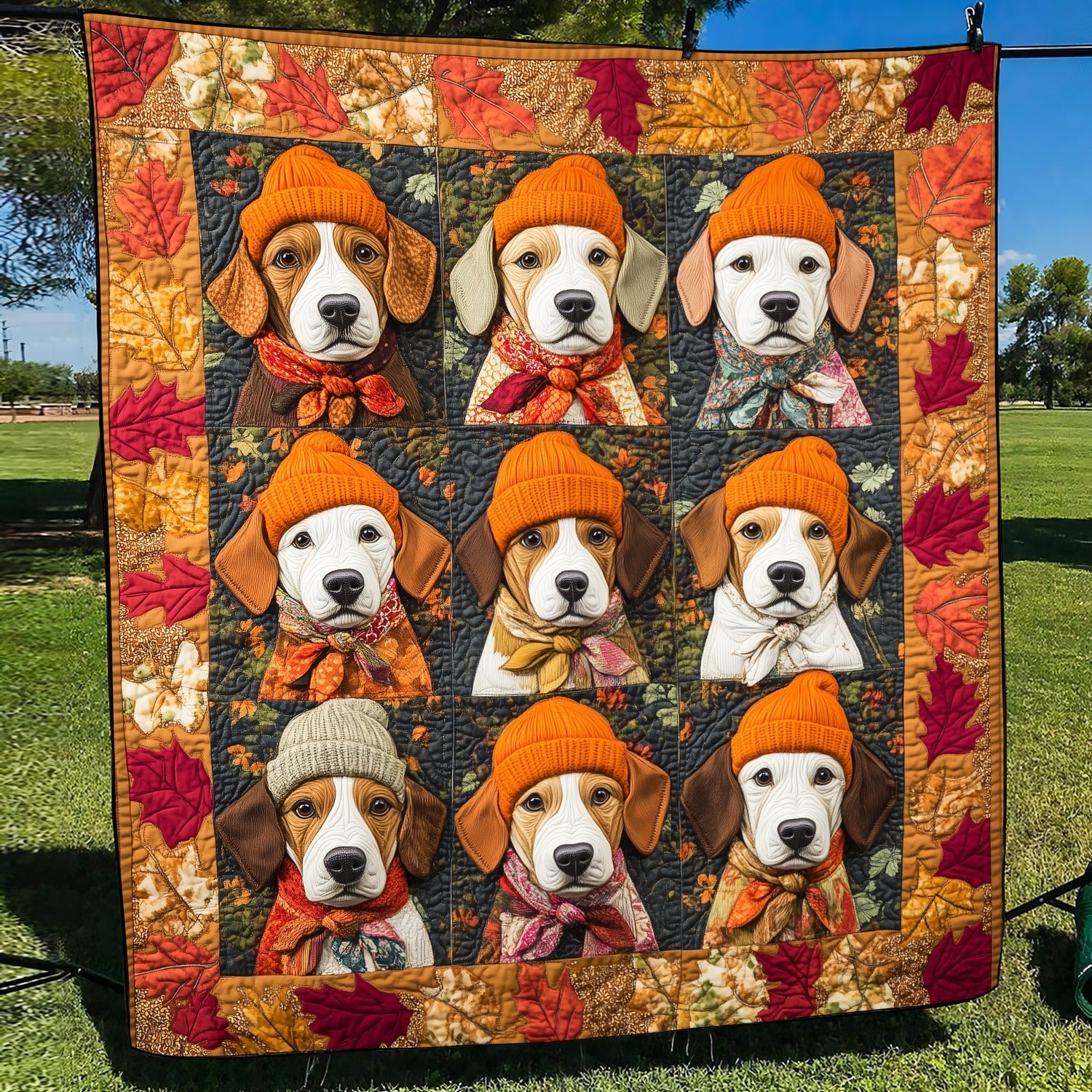 Cute Beagle Art Blanket, Bedroom Decor, Gift For Dog Lovers