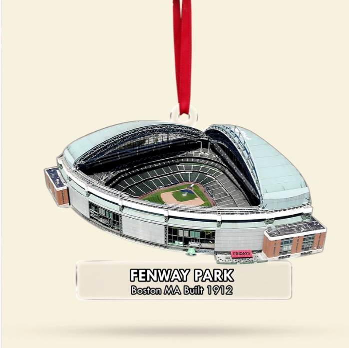 Personalized NL Central Baseball Stadium Field Ornaments, Gift For Baseball Lovers