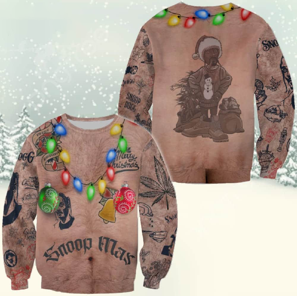 Snoop Mas Funny Christmas Ugly Sweater, Christmas Gifts