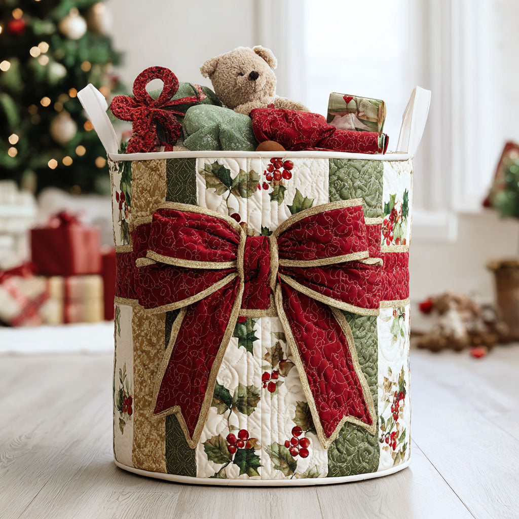 Golden Noel Laundry Basket Laundry Gifts, Housewarming Gift Ideas, Mother's Day Gifts