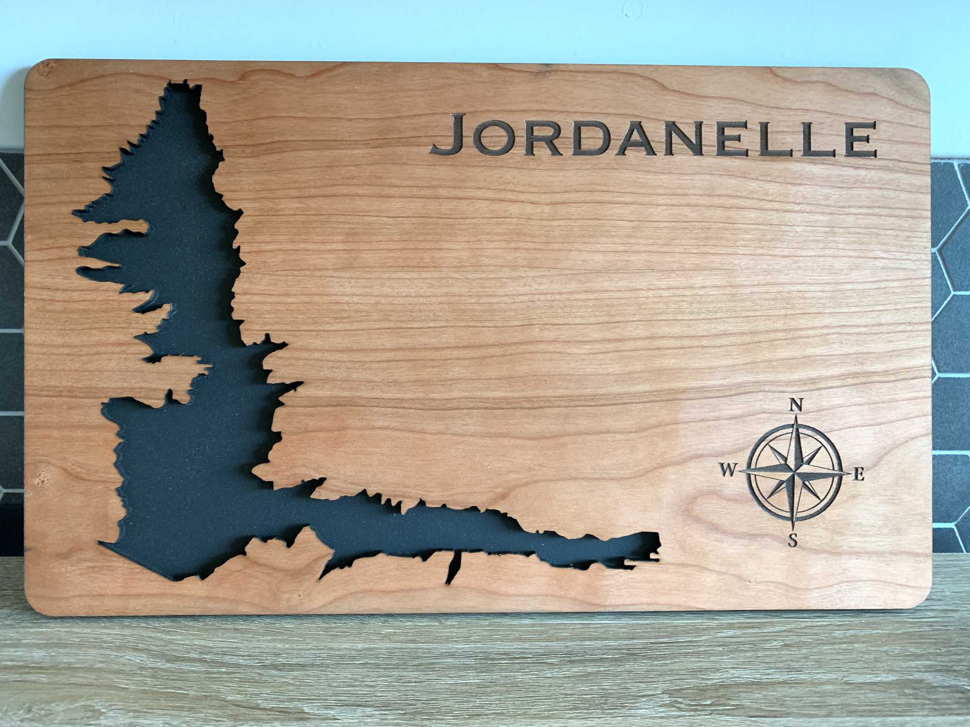 Jordanelle Map, Gift For Travel Man