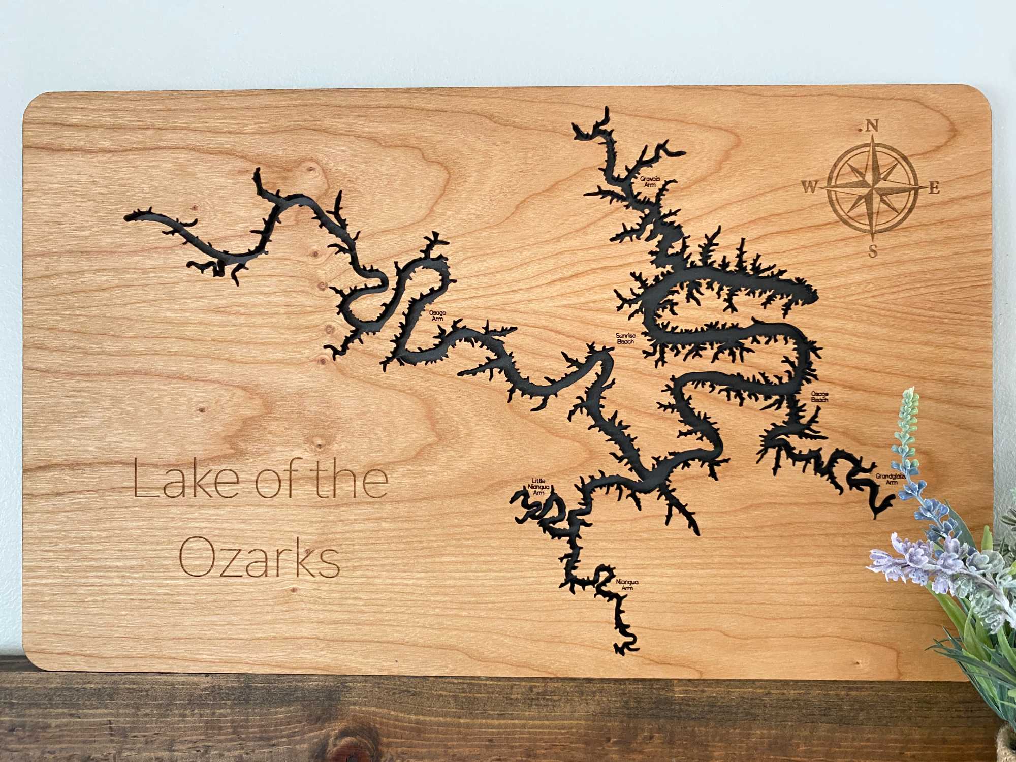 Lake of the Ozarks Map, Gift For Travel Lover