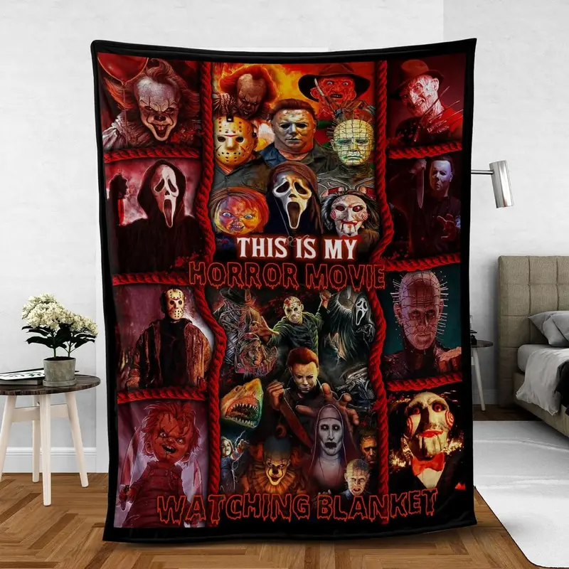 This Is My Horror Movie Watching Blanket, Halloween Horror Gifts