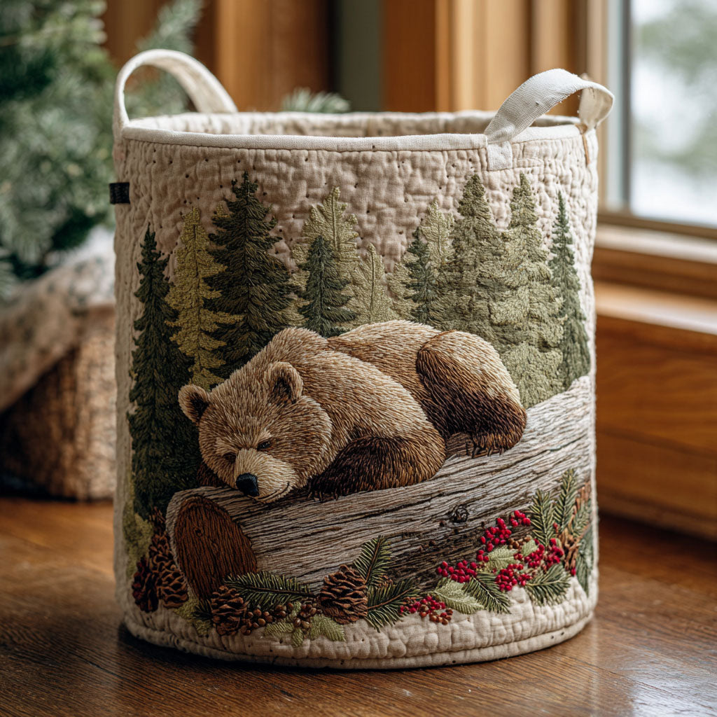 Wild Bear Laundry Basket Laundry Gifts, Housewarming Gift Ideas, Mother's Day Gifts