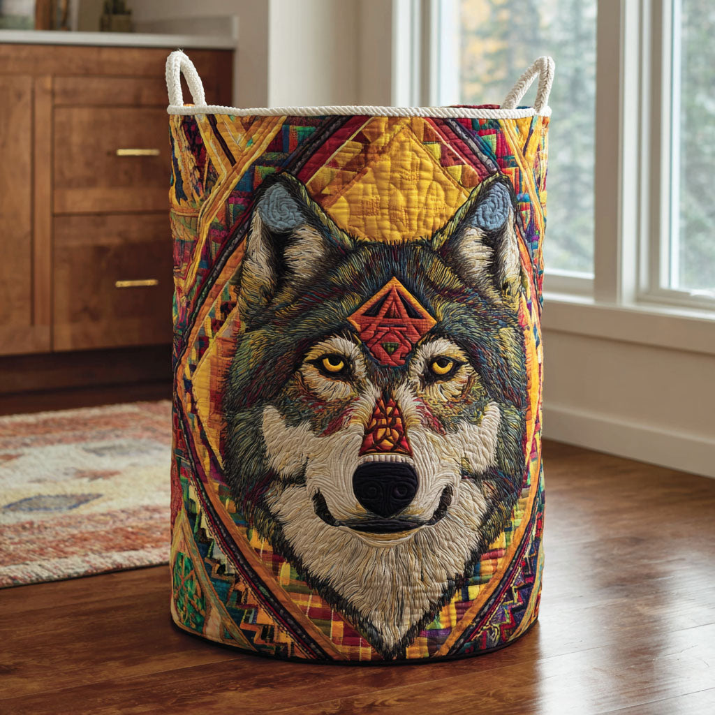Wolf Spirit Laundry Basket Laundry Gifts, Housewarming Gift Ideas, Mother's Day Gifts